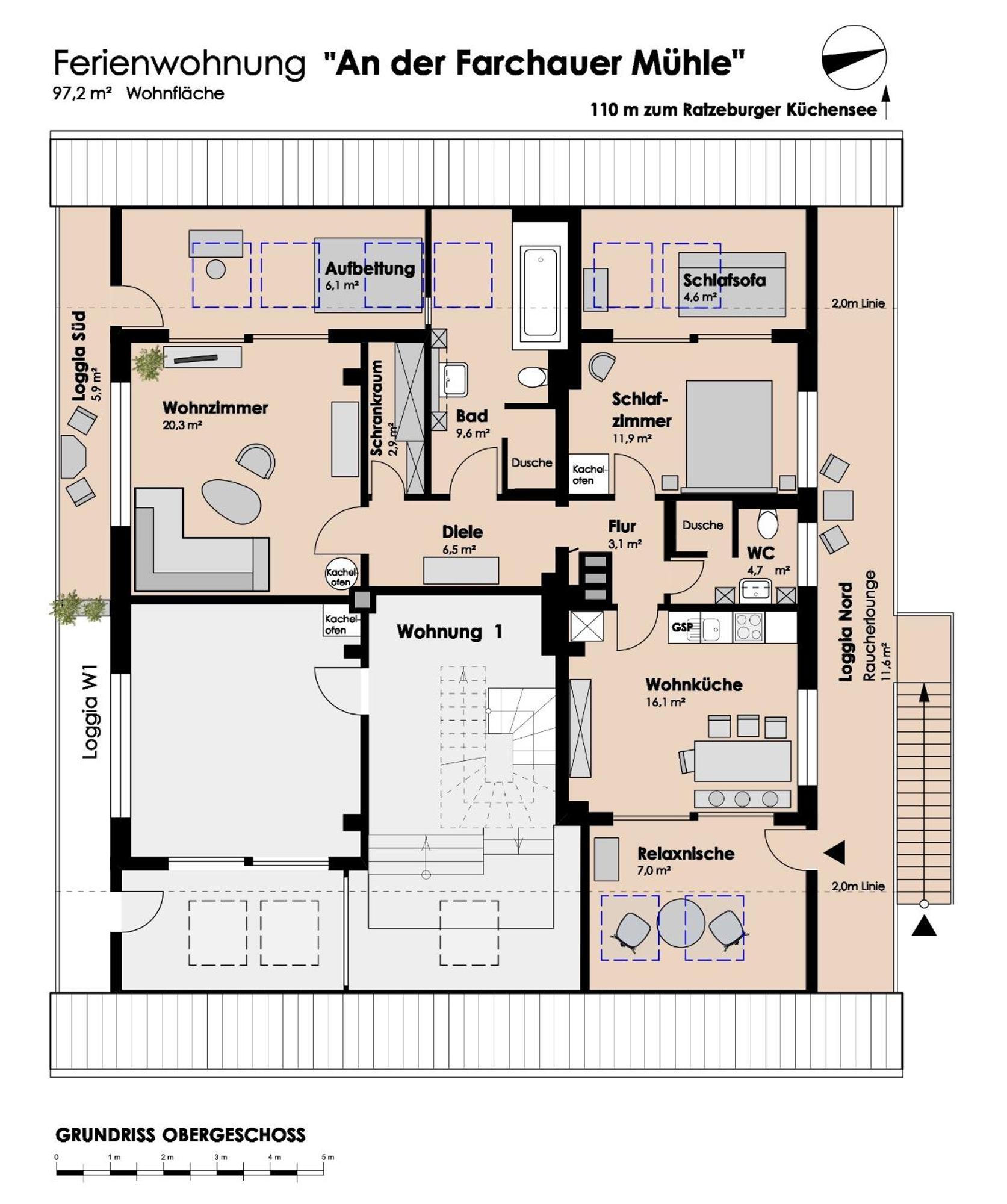Ferienwohnung An Der Farchauer Muehle Schmilau Ngoại thất bức ảnh